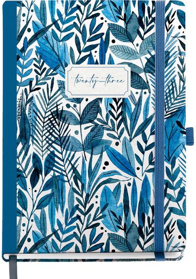 Darbo knyga MR 2023 BLUE JUNGLE savaitė atvarte, 21,5x15,5cm
