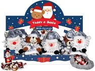 Šokoladiniai saldainiai TEDDY & SANTA 70 g. įv, rūšys