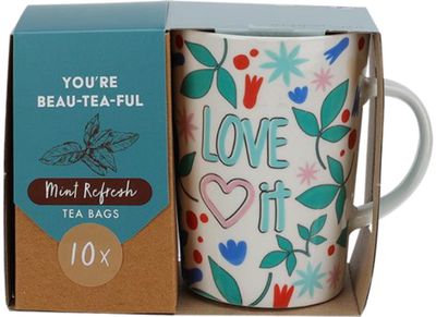 Puodelis su arbata 10 pakelių BIG MUG