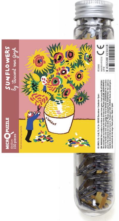 Dėlionė mėgintuvėlyje LONDJI micropuzzle Van Gogh Tribute - O.Capdevila 100 det.
