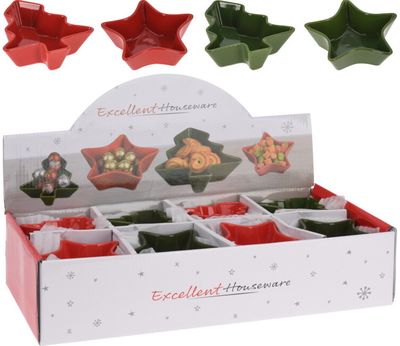 Porcelianiniai indeliai užkandžiams XMAS TREE