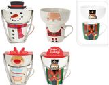 Porceliano indų rinkinys XMAS (puodelis+dubenėlis)