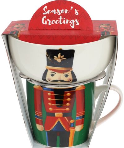 Porceliano indų rinkinys XMAS (puodelis+dubenėlis)