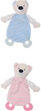 Kūdikio žaislas meškutis su kramtuku BABY PLAY BLANKET BEAR įv.rūšys