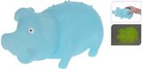 Žaislas didelis paršelis SQUEEZY PIG šviečia tamsoje ir skleidžia garsą
