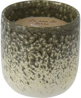 Kvepianti žvakė CERAMIC LAVENDER/TEA GINER, 9x9 cm