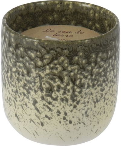 Kvepianti žvakė CERAMIC LAVENDER/TEA GINER, 9x9 cm