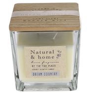 Kvepianti žvakė DREAM COUNTRY stiklainėlyje su dangteliu, 12 cm