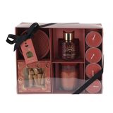 Dovanų rinkinys namams AROMA DI ROGITO (namų kvapas+žvakė+žvakutės+smilkalai+smi lkalinė)
