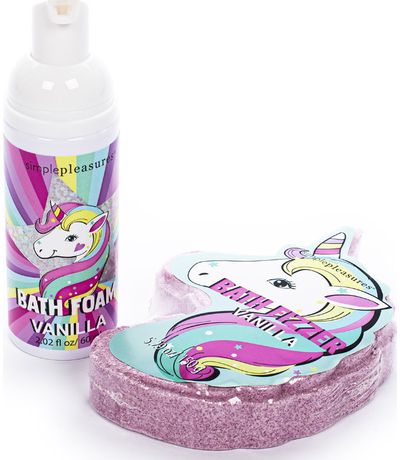 Dovanų rinkinys UNICORN BATH (vonios putos+burbulas)