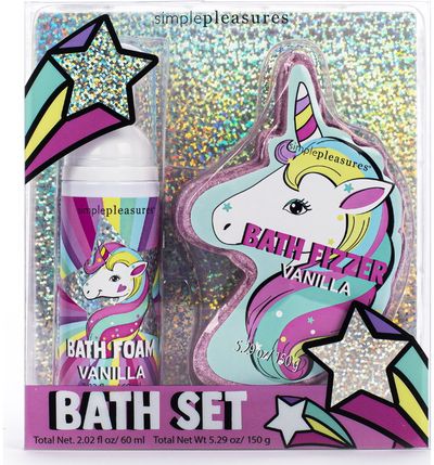 Dovanų rinkinys UNICORN BATH (vonios putos+burbulas)