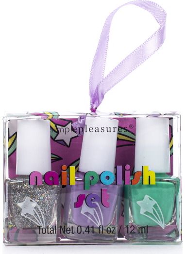 Nagų lakų rinkinys UNICORN, 3x4 g