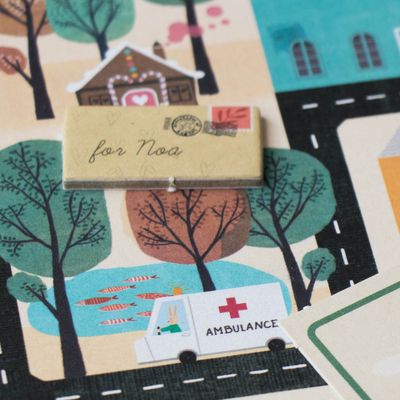 Stalo žaidimas LONDJI Postman, pocket format (EN)