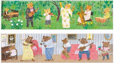 Dėlionė LONDJI Pocket Puzzle Wild Music 36 det.