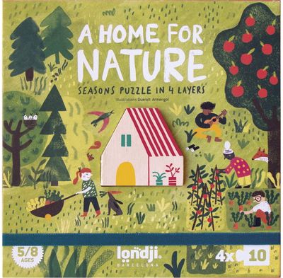 Dėlionė LONDJI A home for nature 4 x10 det.