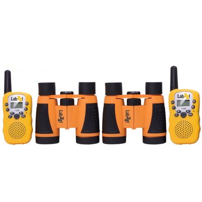 Racijų ir žiūronų rinkinys Levenhuk LabZZ WTT10 Orange