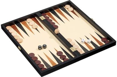 Šachmatų, nardų ir šaškių rinkinys PHILOS 44 mm, karalius 75 mm