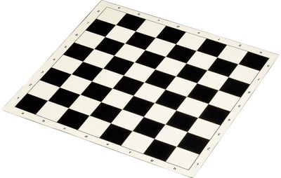 Suvyniojama PVC šachmatų lenta PHILOS 50 mm, juoda