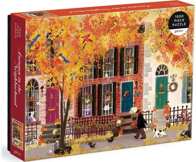 Dėlionė GALISON Autumn in the Neighborhood 1000 det.