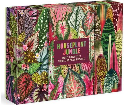 Dėlionių rinkinys GALISON Houseplant Jungle 3x250 det.