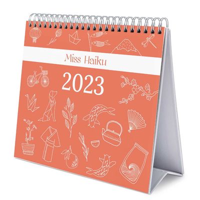 Kalendorius stalinis MISS HAIKU 2023 DELUXE