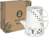 Arbatinukas su puodeliu FUNNY CATS dėžutėje, 395 ml