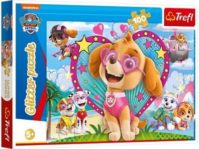Dėlionė TREFL 100 det. blizganti ŠUNIUKAI PATRULIAI / PAW PATROL