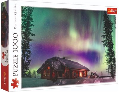 Dėlionė TREFL 1000 det. Poliarinės šviesos Suomijoje