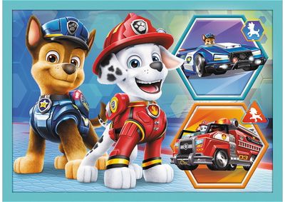 Dėlionių rinkinys TREFL 12+15+20+24 ŠUNIUKAI PATRULIAI / PAW PATROL