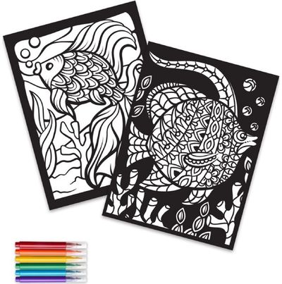 Kūrybinis rinkinys ORB Velveteez Pattern Reveal Fische