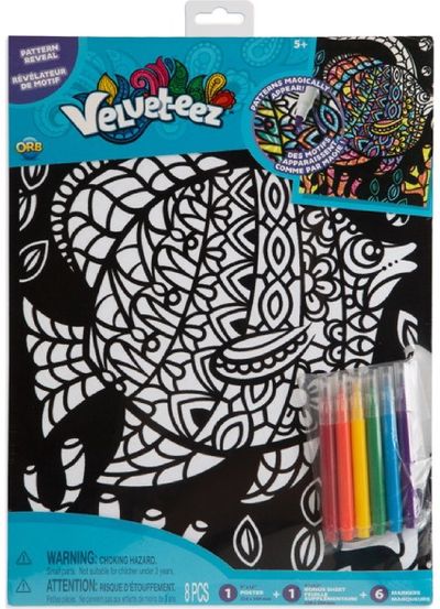 Kūrybinis rinkinys ORB Velveteez Pattern Reveal Fische