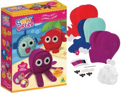 Kūrybinis rinkinys ORB pasisiūk jūros gyventoją SEW SOFTIES SEA CREATURES