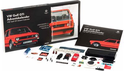 Advento kalendorius FRANZIS VW Golf GTI raudonas