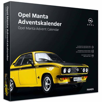Advento kalendorius FRANZIS Opel Manta geltonas