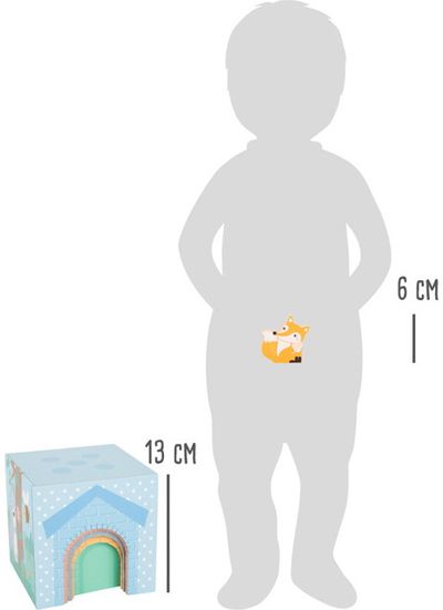 Kubelių bokštas SMALL FOOT Stacking Tower Pastel