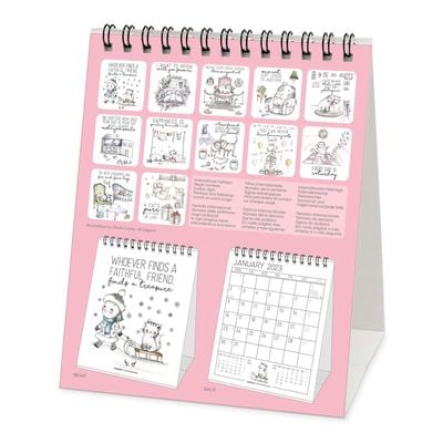 Stalinis kalendorius LEGAMI 2023 SKETCHY CATS 12X14,5