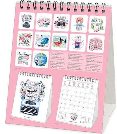 Stalinis kalendorius LEGAMI 2023 APHORISMS 12X14,5