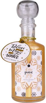 Vonios ir dušo želė WINTER MAGIC stikliniame indelyje, 200 ml