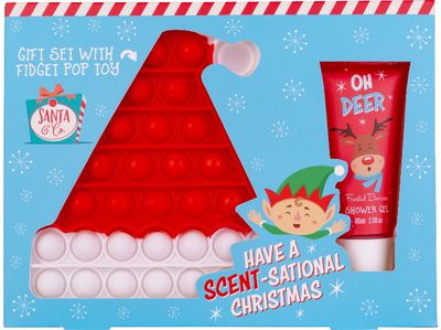 Dovanų rinkinys SANTA & CO (dušo želė+sensorinis žaislas), 60 ml