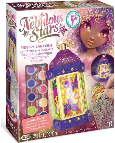 Kūrybinis rinkinys NEBULOUS STARS Firefly Lantern vitražo lempa
