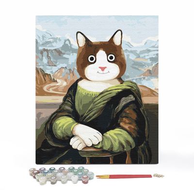 Tapyba pagal numerius ORNER x InnaRuda Cato Liza 40x50 cm