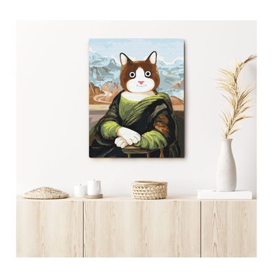 Tapyba pagal numerius ORNER x InnaRuda Cato Liza 40x50 cm