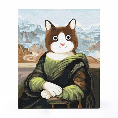 Tapyba pagal numerius ORNER x InnaRuda Cato Liza 40x50 cm