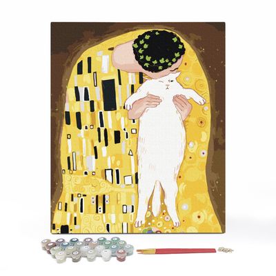 Tapyba pagal numerius ORNER x InnaRuda Kiss 40x50 cm