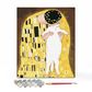 Tapyba pagal numerius ORNER x InnaRuda Kiss 40x50 cm