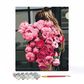 Tapyba pagal numerius ORNER A girl with the flowers 40х50