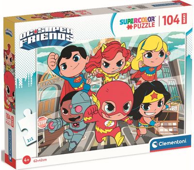 Dėlionė CLEMENTONI 104 det. MAXI DC COMICS