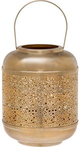 Žvakidė - žibintas FANNIK KASTE GOLD, 26 cm