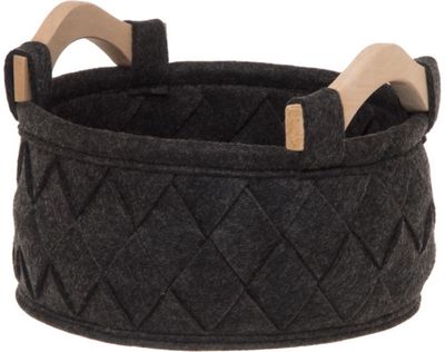 Veltinis krepšys FELT BLACK/GREY/WHITE, 31x31x13,įv.spalvos, 17,5 cm