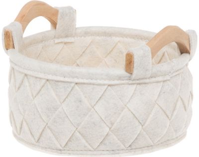 Veltinis krepšys FELT BLACK/GREY/WHITE, 31x31x13,įv.spalvos, 17,5 cm